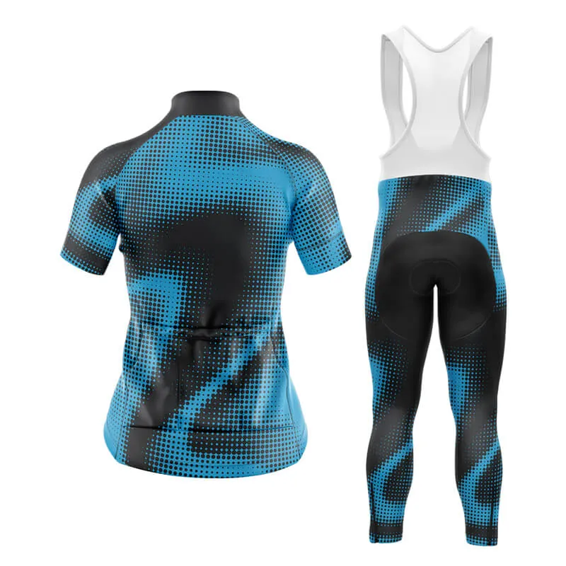 Halftone Club Cycling Kit (Blue)