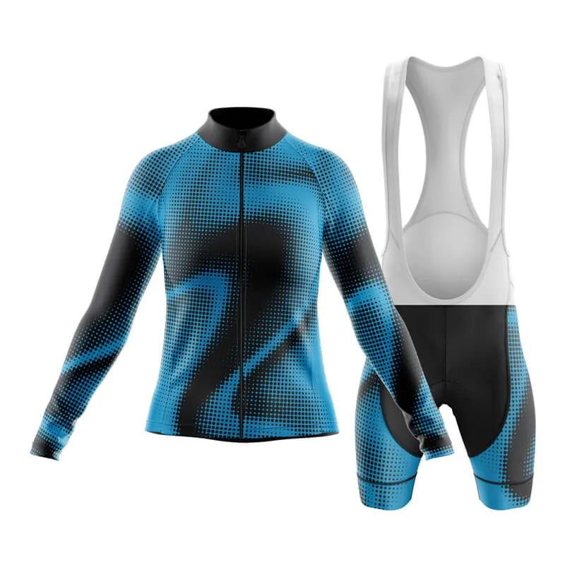 Halftone Club Cycling Kit (Blue)