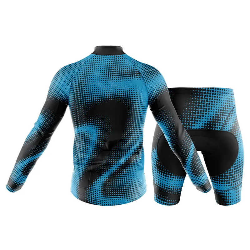 Halftone Club Cycling Kit (Blue)