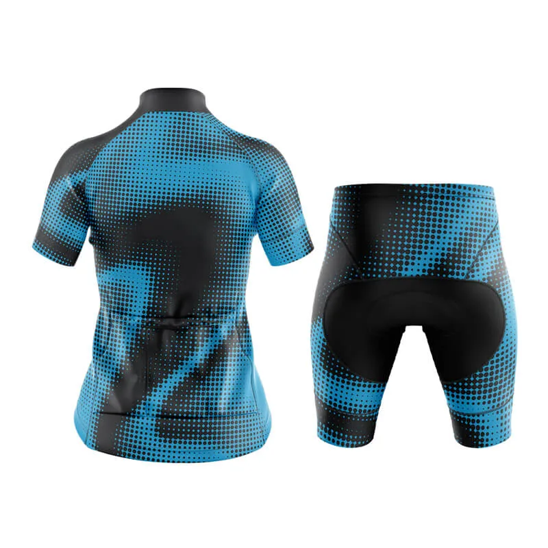 Halftone Club Cycling Kit (Blue)