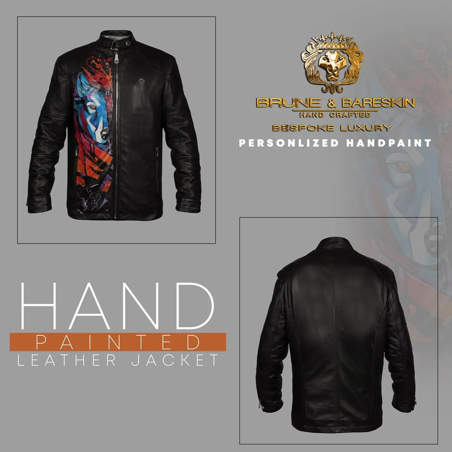 Hand-Paint Service on Leather Jackets