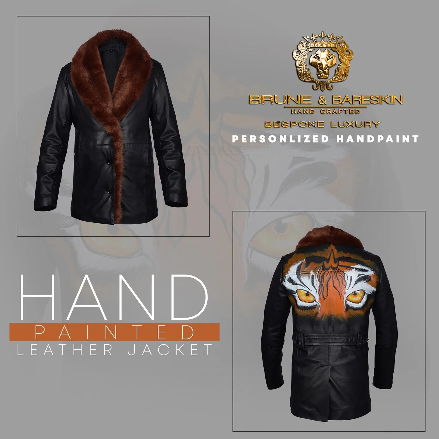 Hand-Paint Service on Leather Jackets