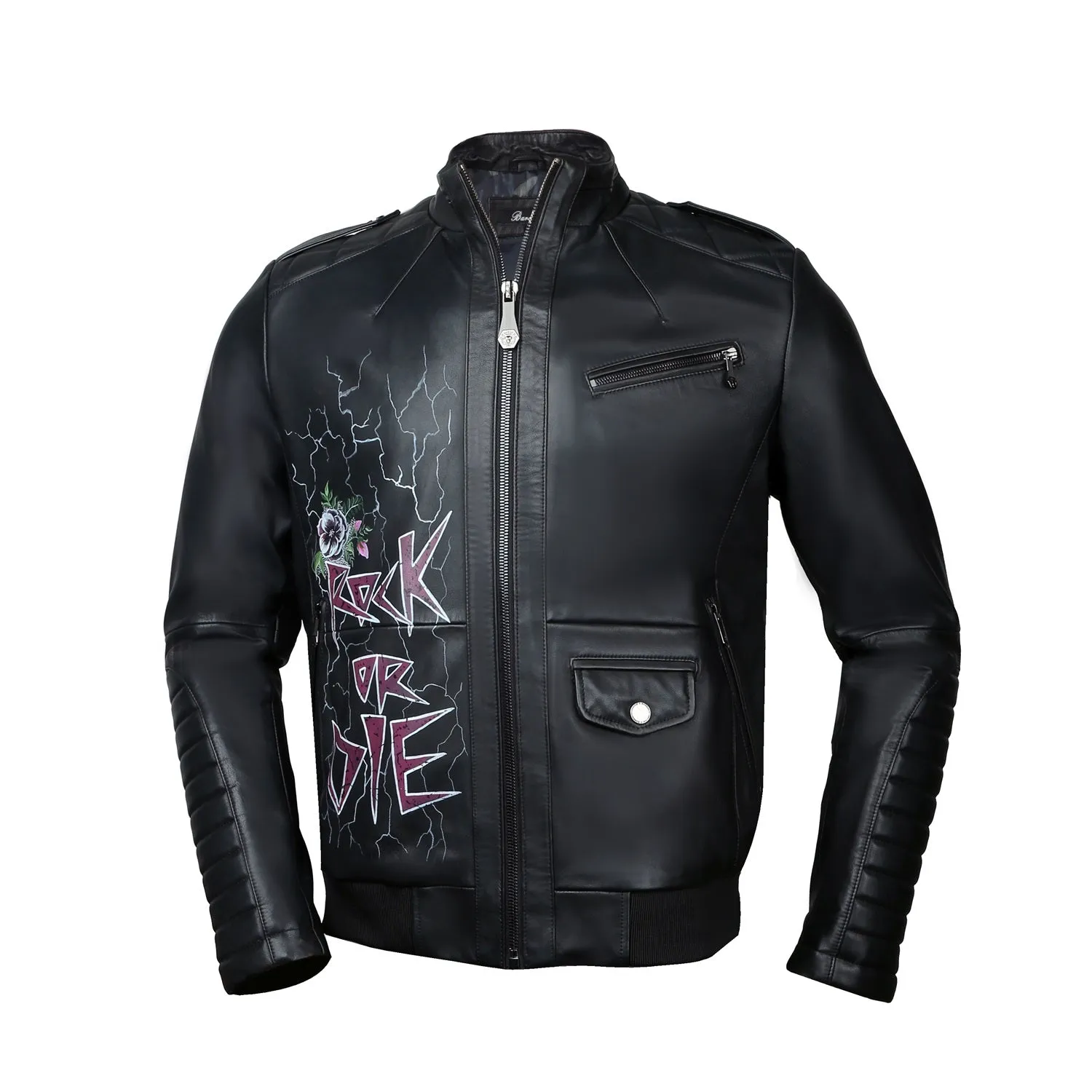 Hand-Paint Service on Leather Jackets