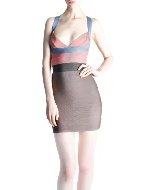 Herve Leger Bandage Body Con Dress