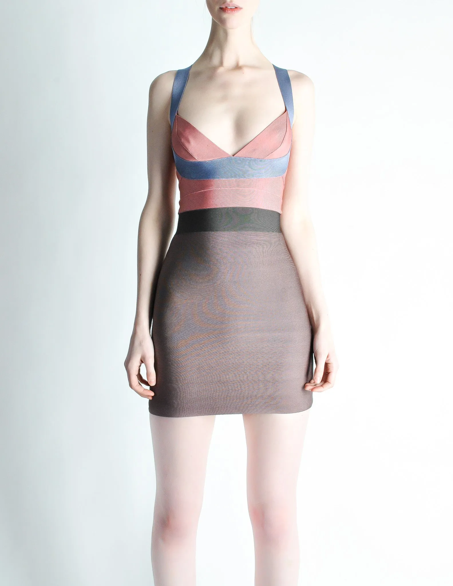 Herve Leger Bandage Body Con Dress