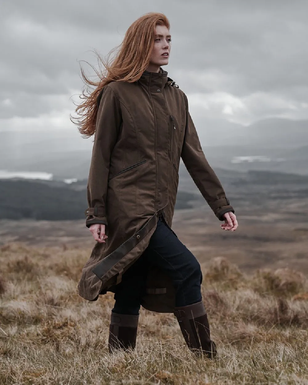 Hoggs of Fife Struther Ladies Long Riding Coat