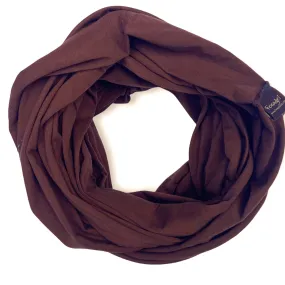 Hoop Scarf | Thick & Stretchy | Brown