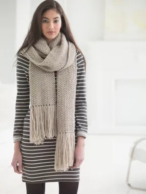 Hudson Seed Stitch Scarf (Knit)