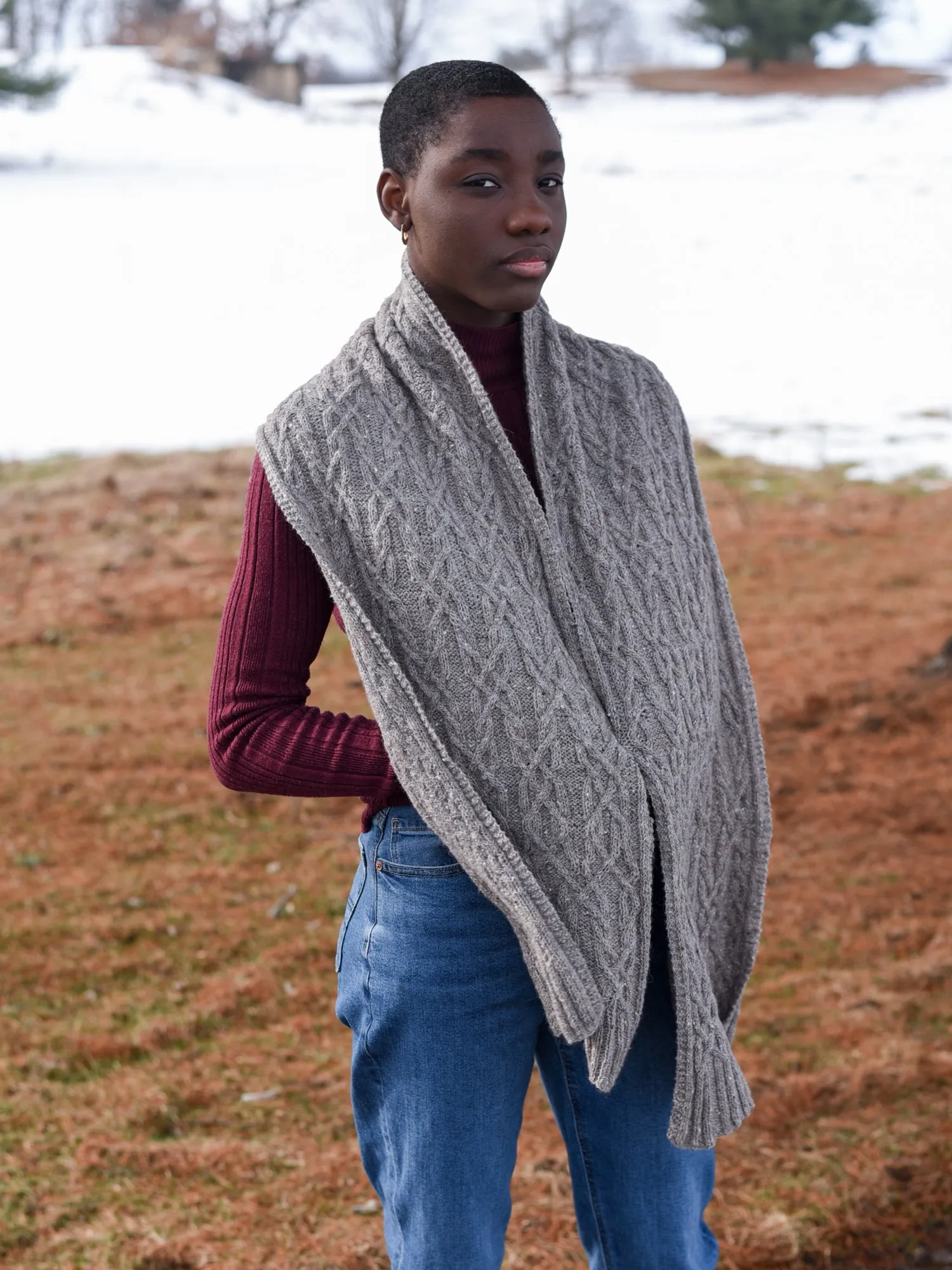 Ice Sparkles Scarf or Wrap <br/><small>knitting pattern</small>