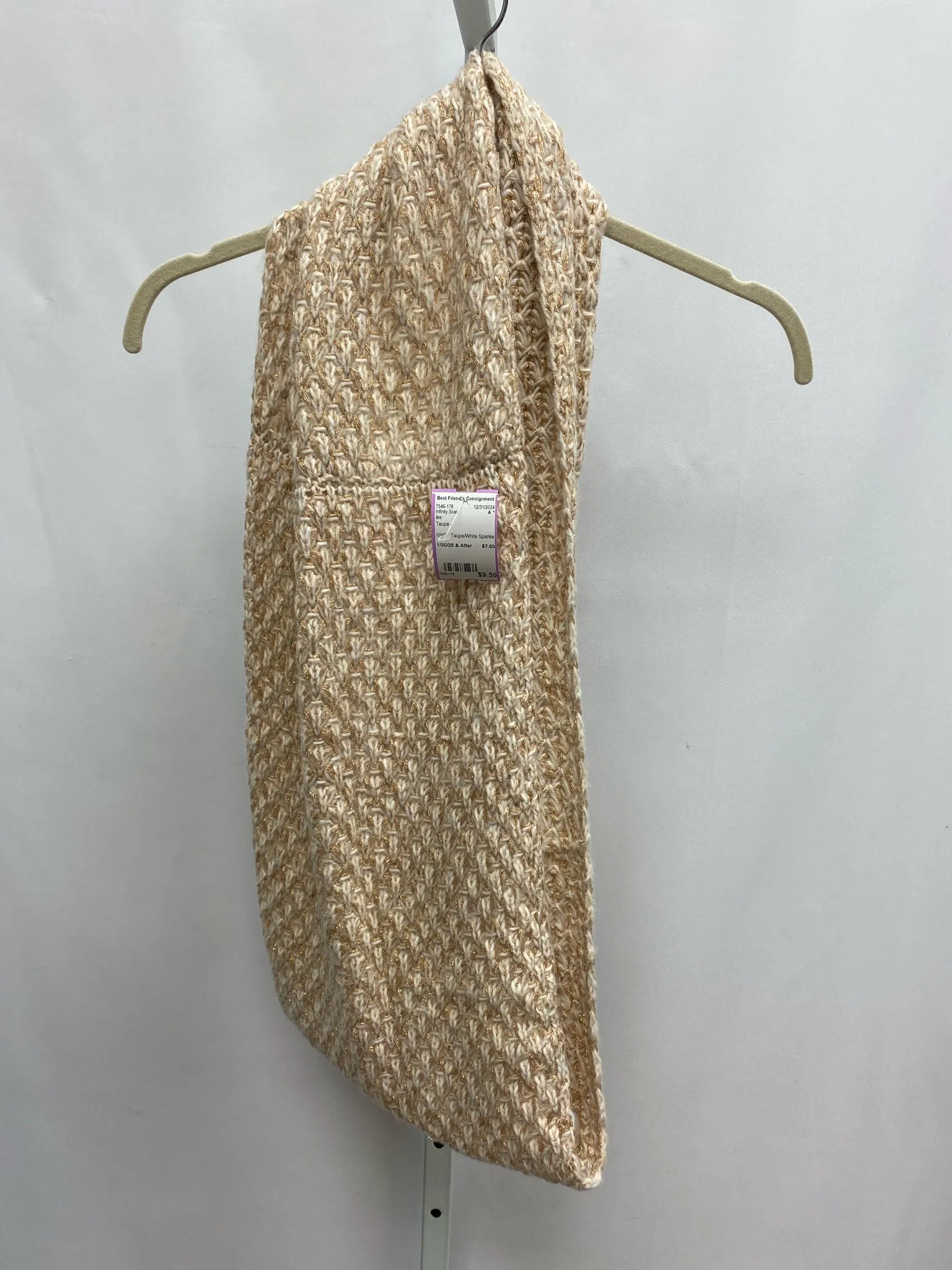 Inc Taupe Infinity Scarf