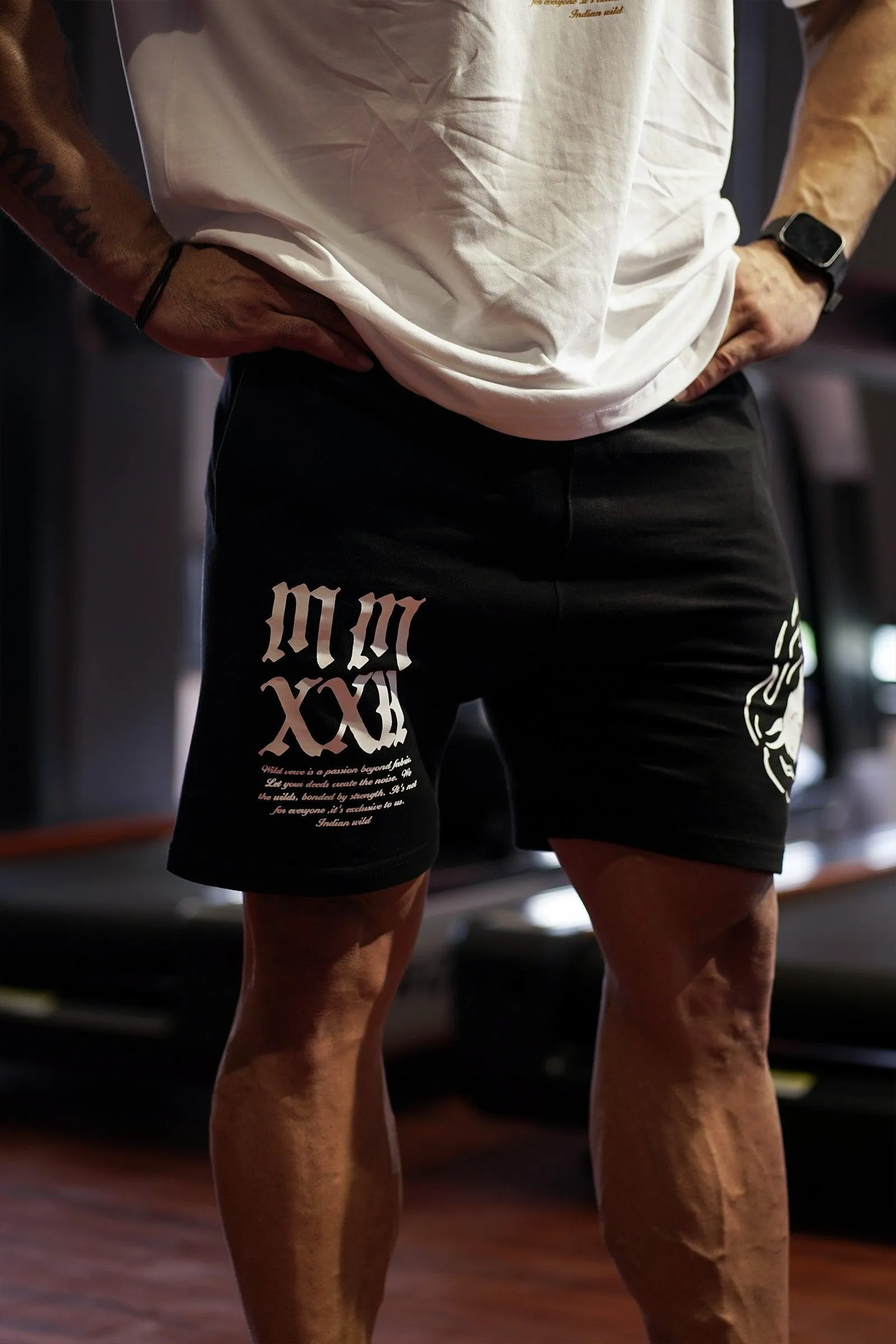 Infinity Fiery Bull Shorts (Black)