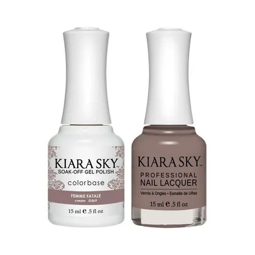 Kiara Sky Classic Gel & Polish Duo - #569 Femme Fatale