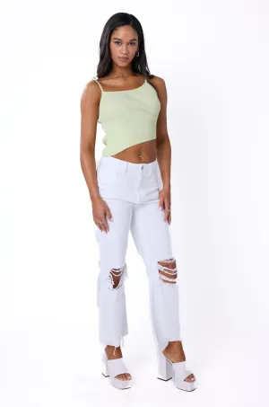 Kiwi Knit Crop Top