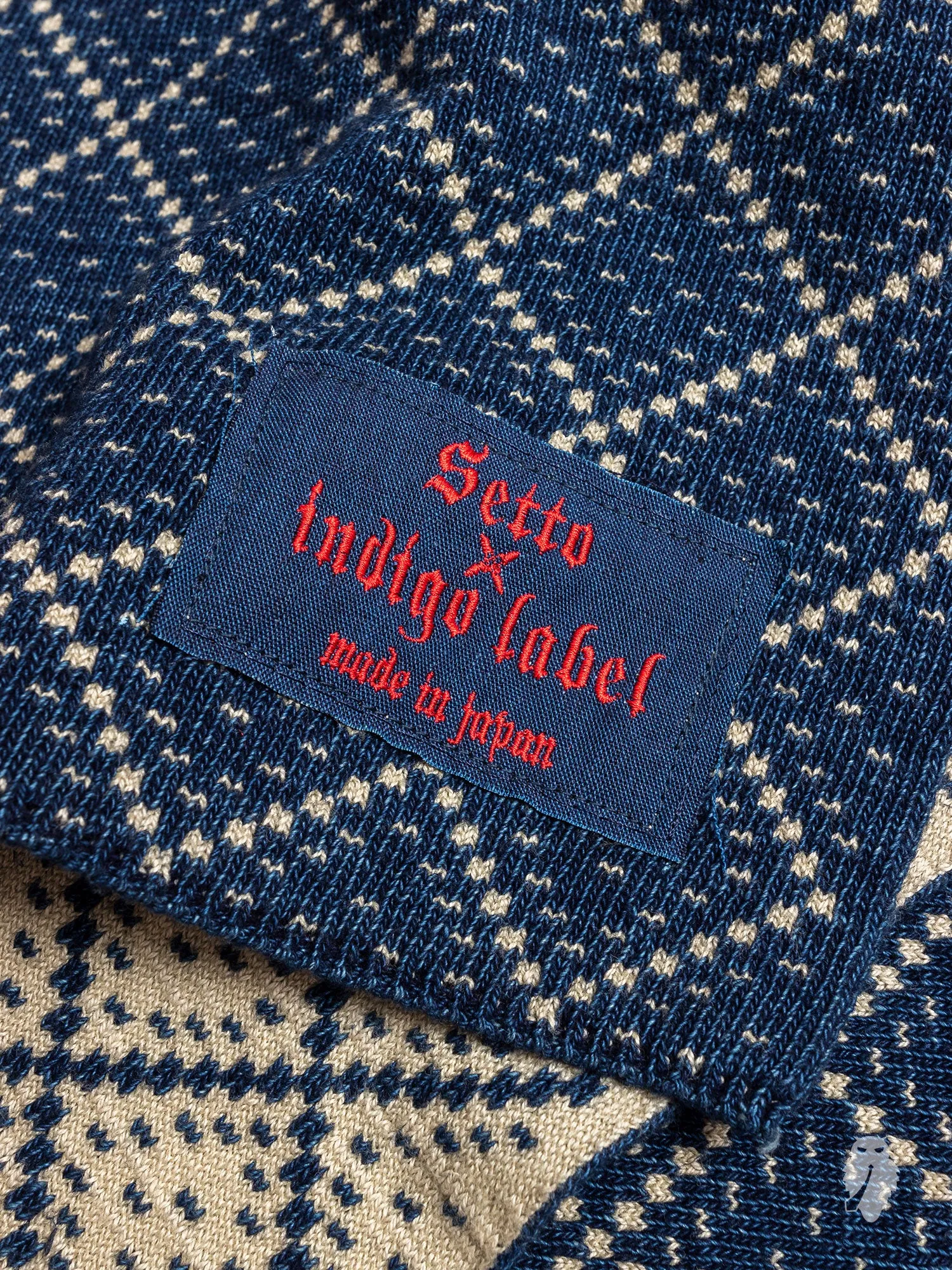 Knit Scarf in Indigo