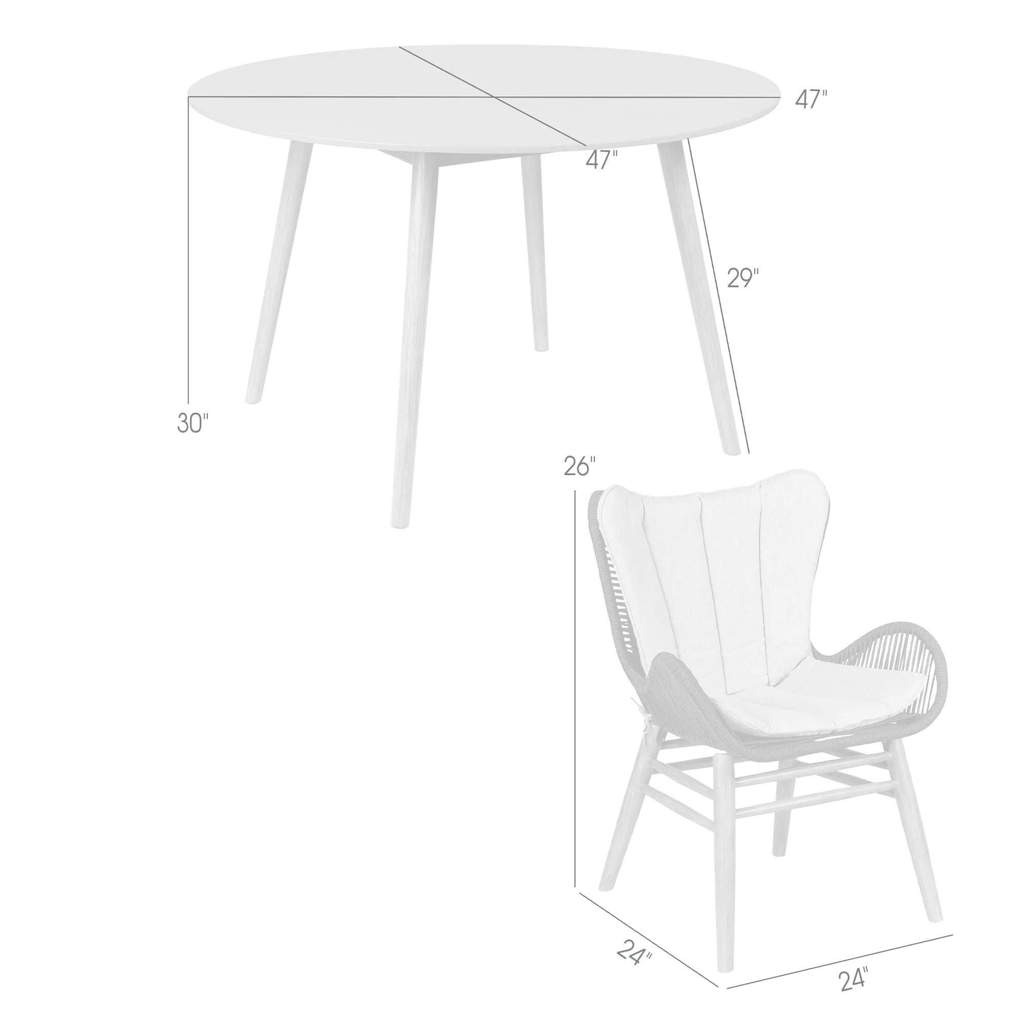 Kylie & Mateo Outdoor Dining Set