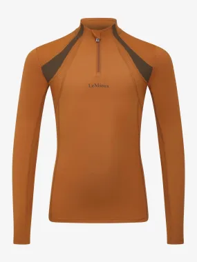 LeMieux Young Rider Mia Mesh Base Layer Ginger