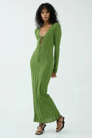 Liaison Knit Keyhole Maxi Dress