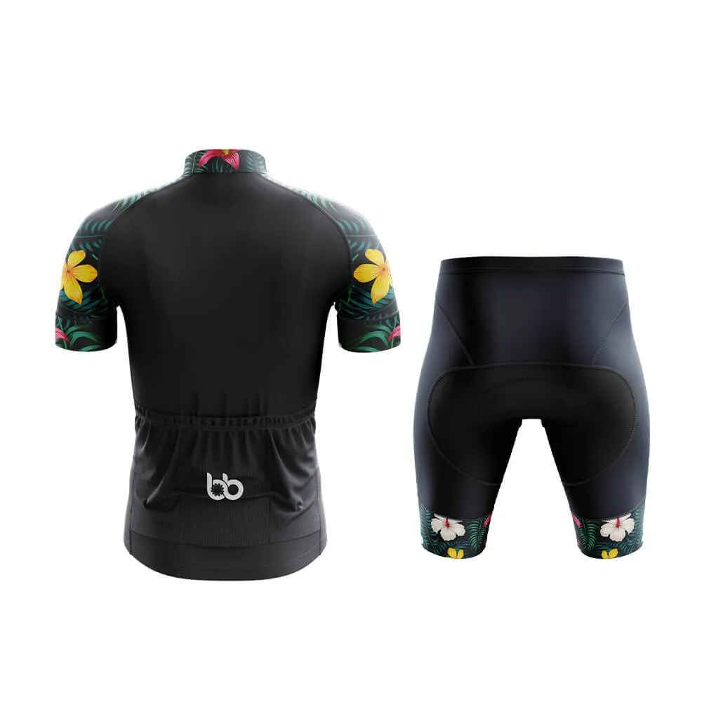 Lily Floral Sleeves Club Cycling Kit