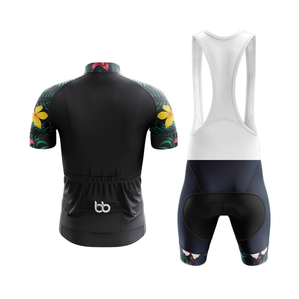 Lily Floral Sleeves Club Cycling Kit