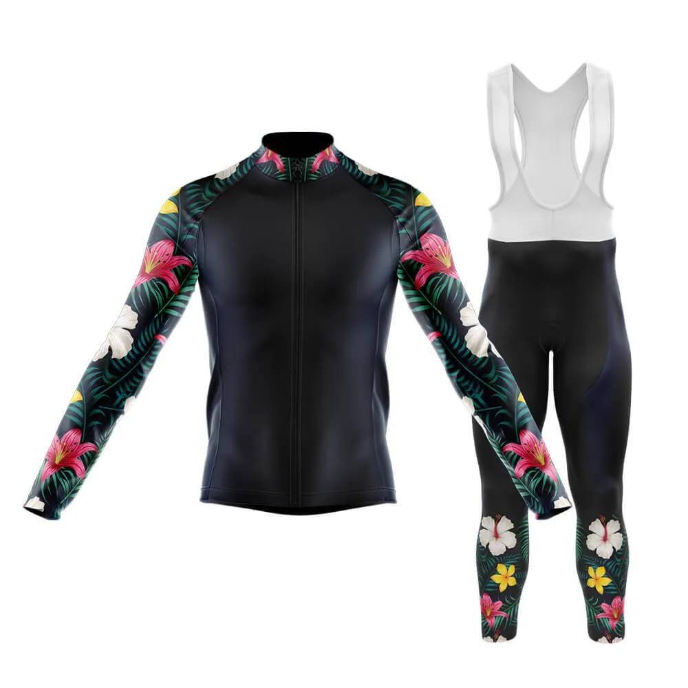 Lily Floral Sleeves Club Cycling Kit