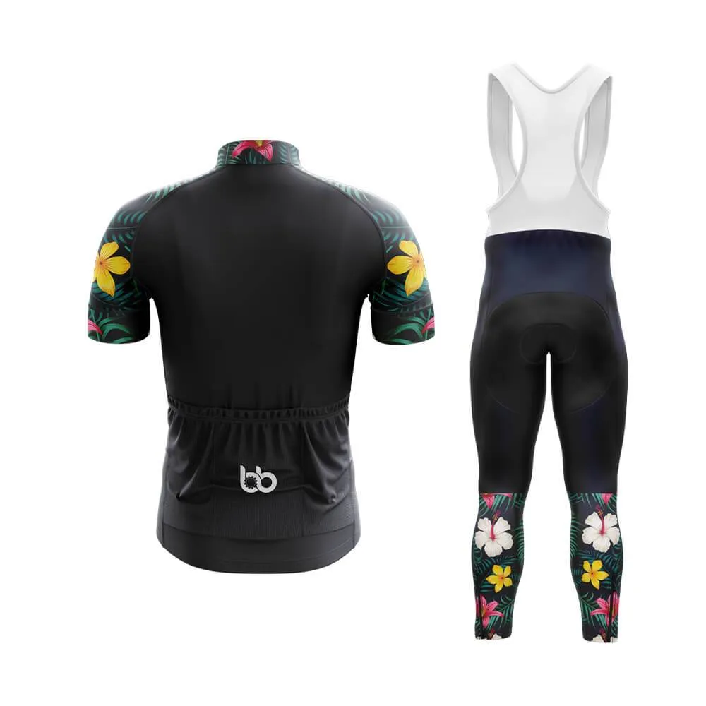 Lily Floral Sleeves Club Cycling Kit