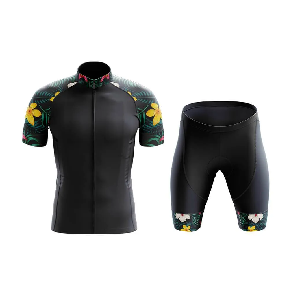 Lily Floral Sleeves Club Cycling Kit