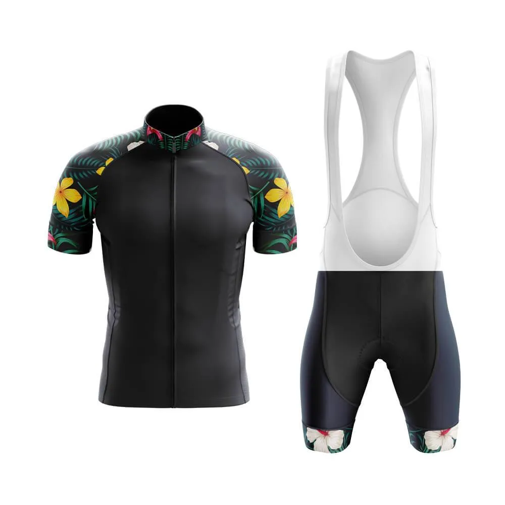 Lily Floral Sleeves Club Cycling Kit