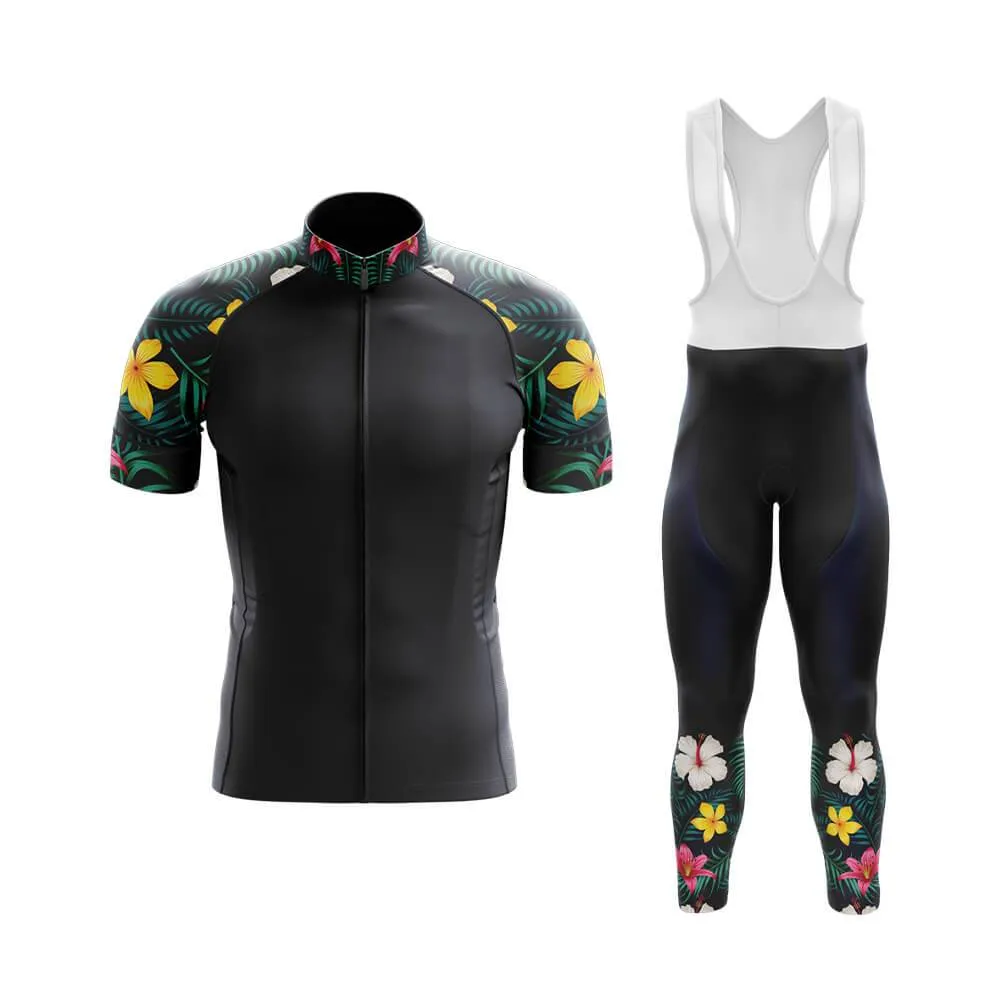 Lily Floral Sleeves Club Cycling Kit