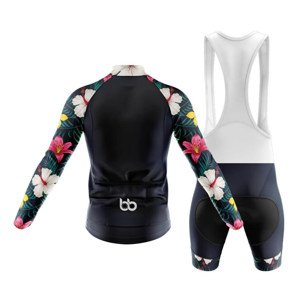 Lily Floral Sleeves Club Cycling Kit