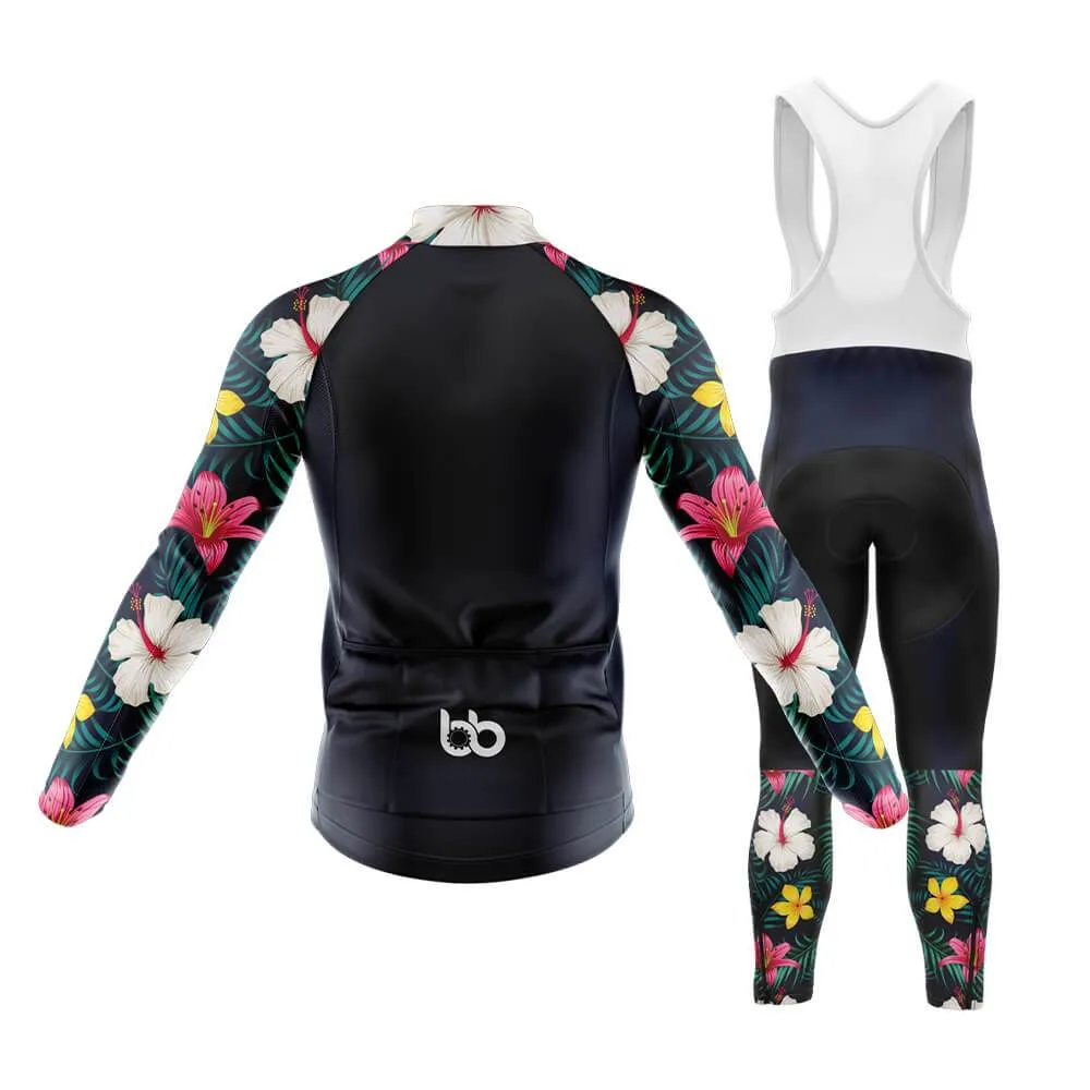 Lily Floral Sleeves Club Cycling Kit