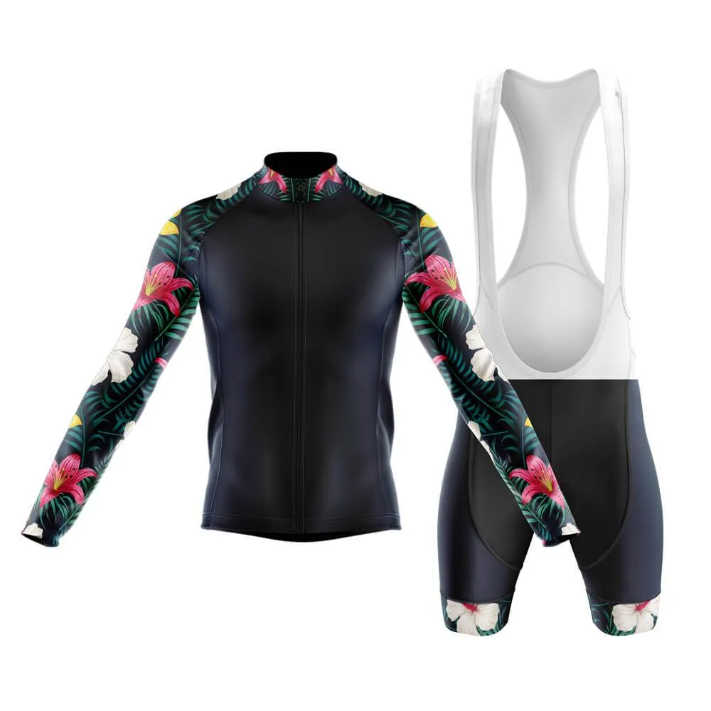 Lily Floral Sleeves Club Cycling Kit