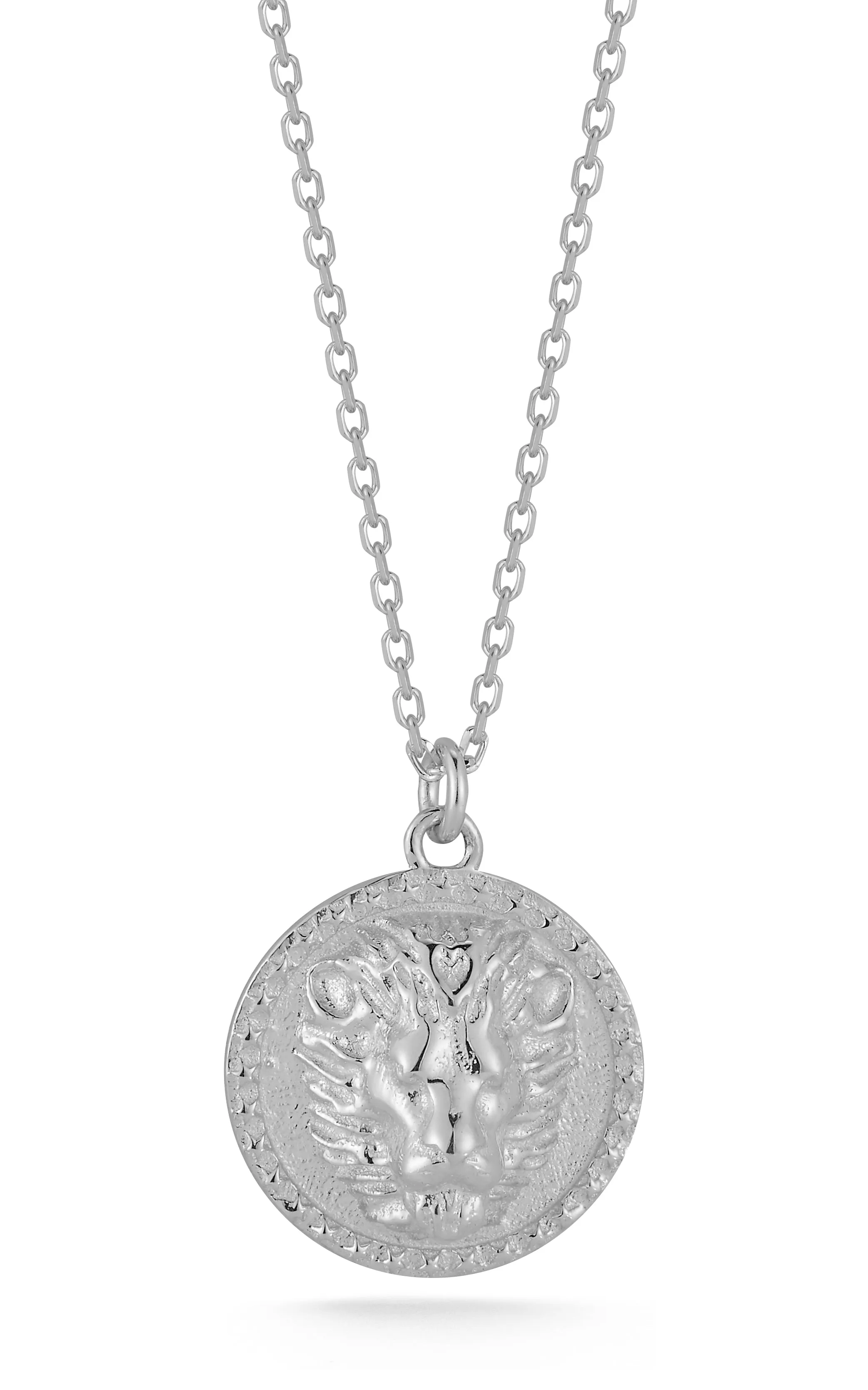 Lion Head Medallion Necklace