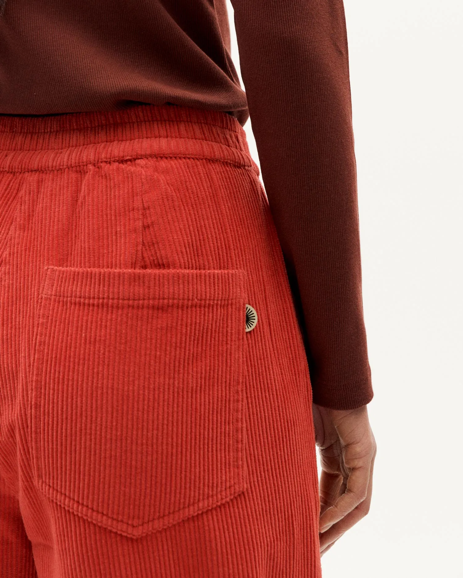 Manolita Corduroy Pants Red