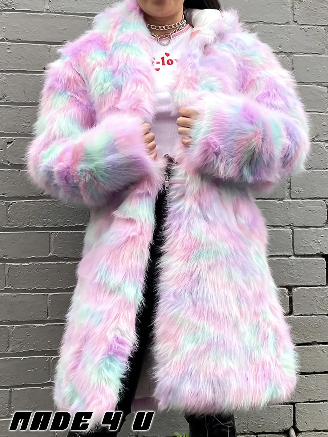 MARSHMALLOW FAUX FUR JACKET ✰ MADE 4 U ✰