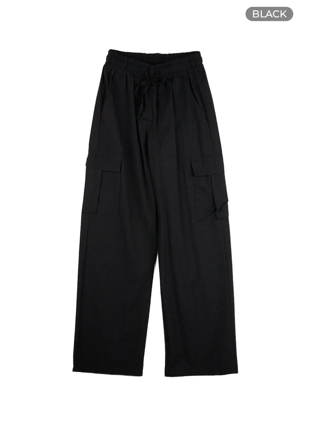 Men's Cargo Pants (Black) IL412