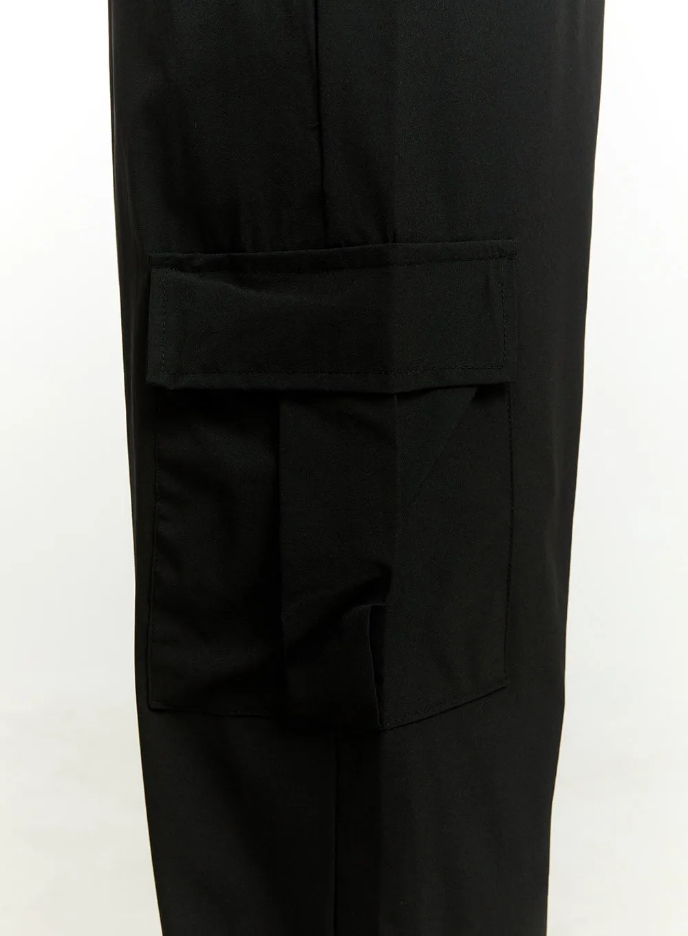 Men's Cargo Pants (Black) IL412