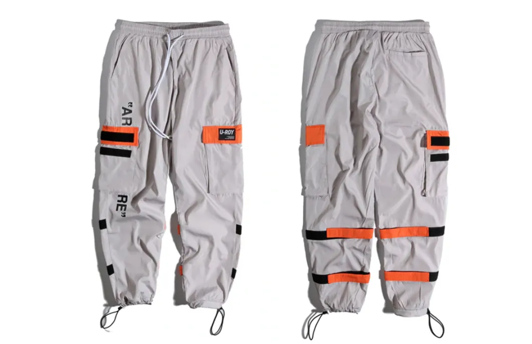 Men's Side Pockets Cargo Harem Pants