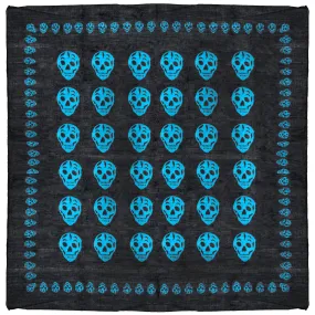 Meter x Meter Skull Print Square Scarf