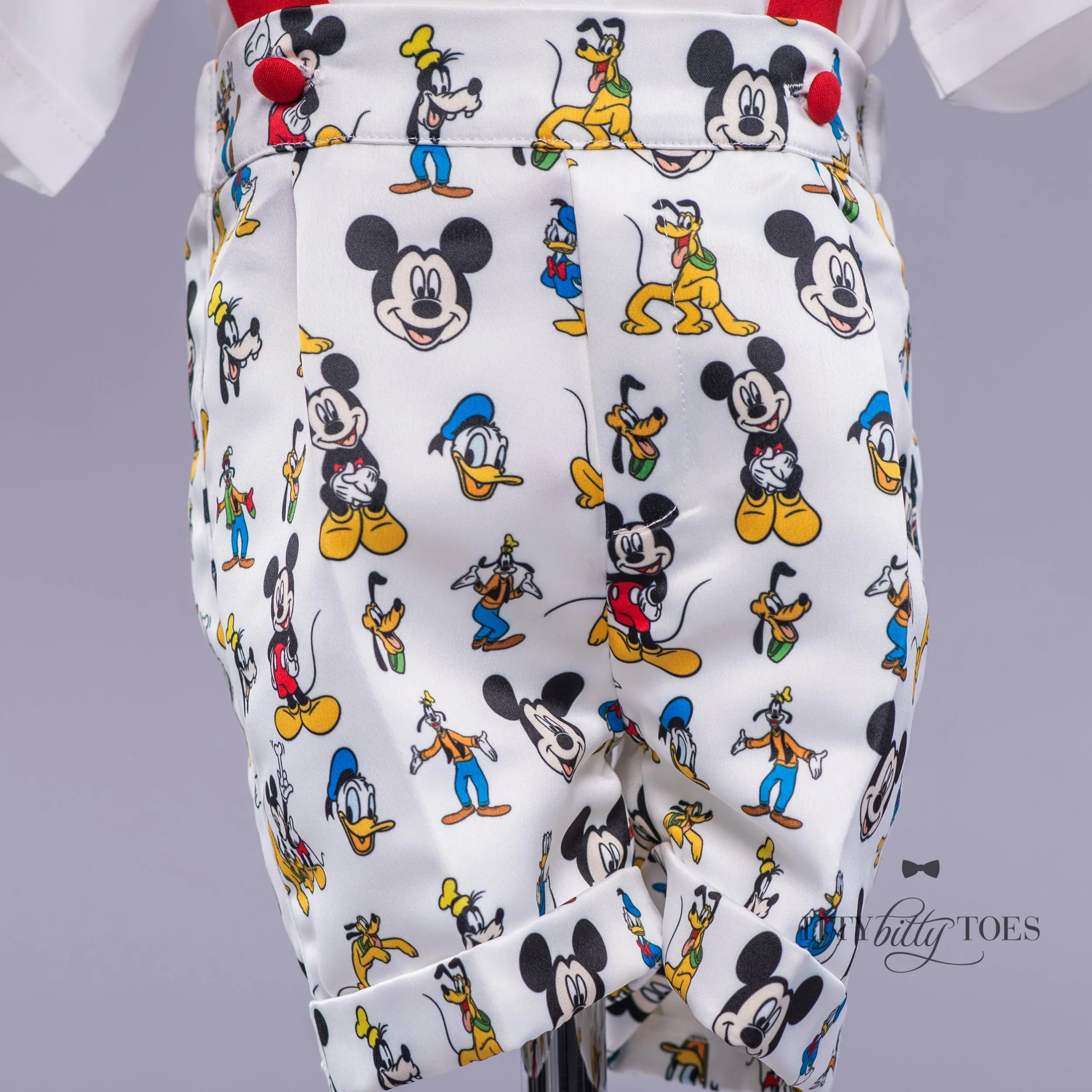 Mickey Mouse Inspired Suspenders Set