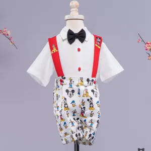 Mickey Mouse Inspired Suspenders Set