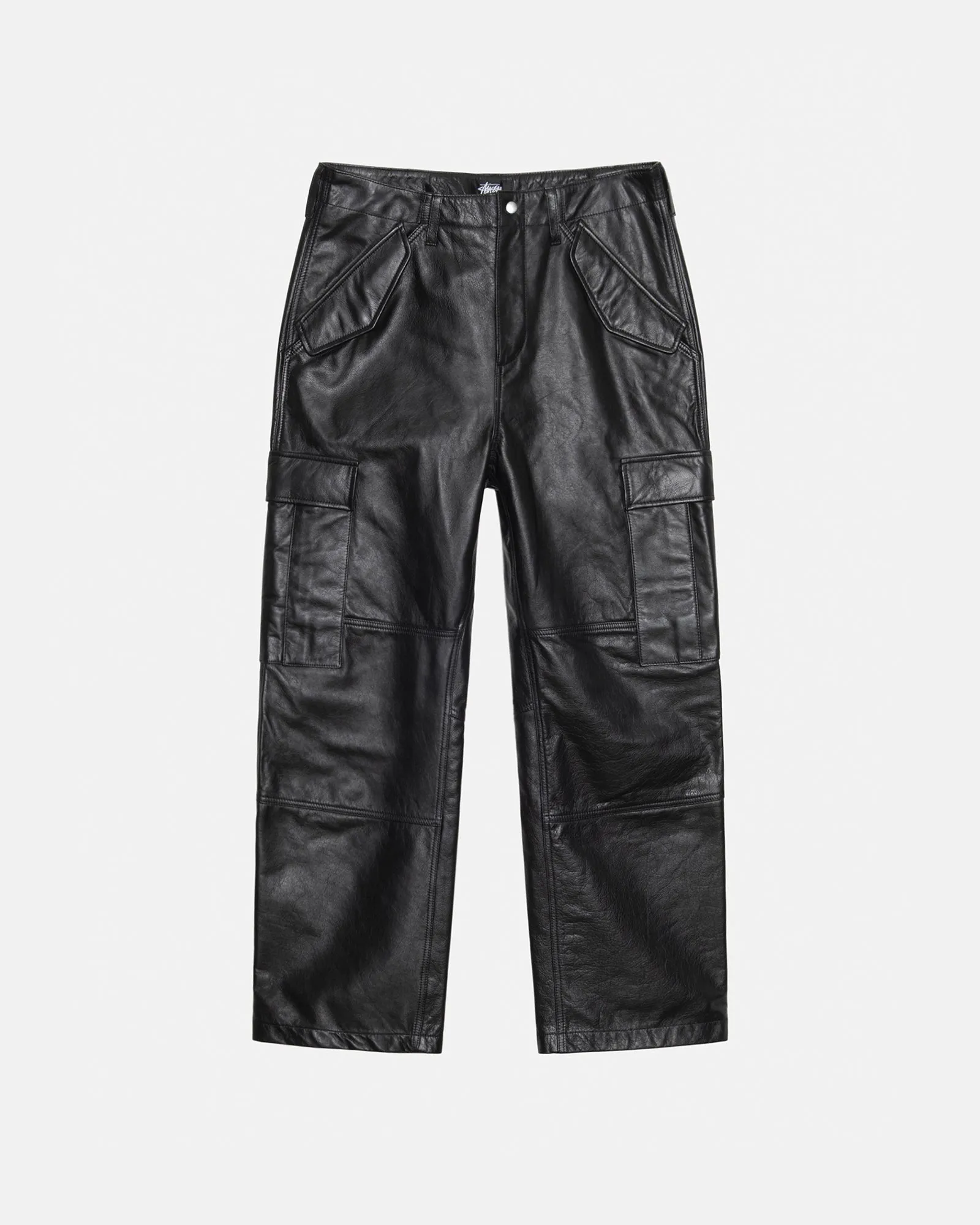 MILITARY CARGO LEATHER PANT