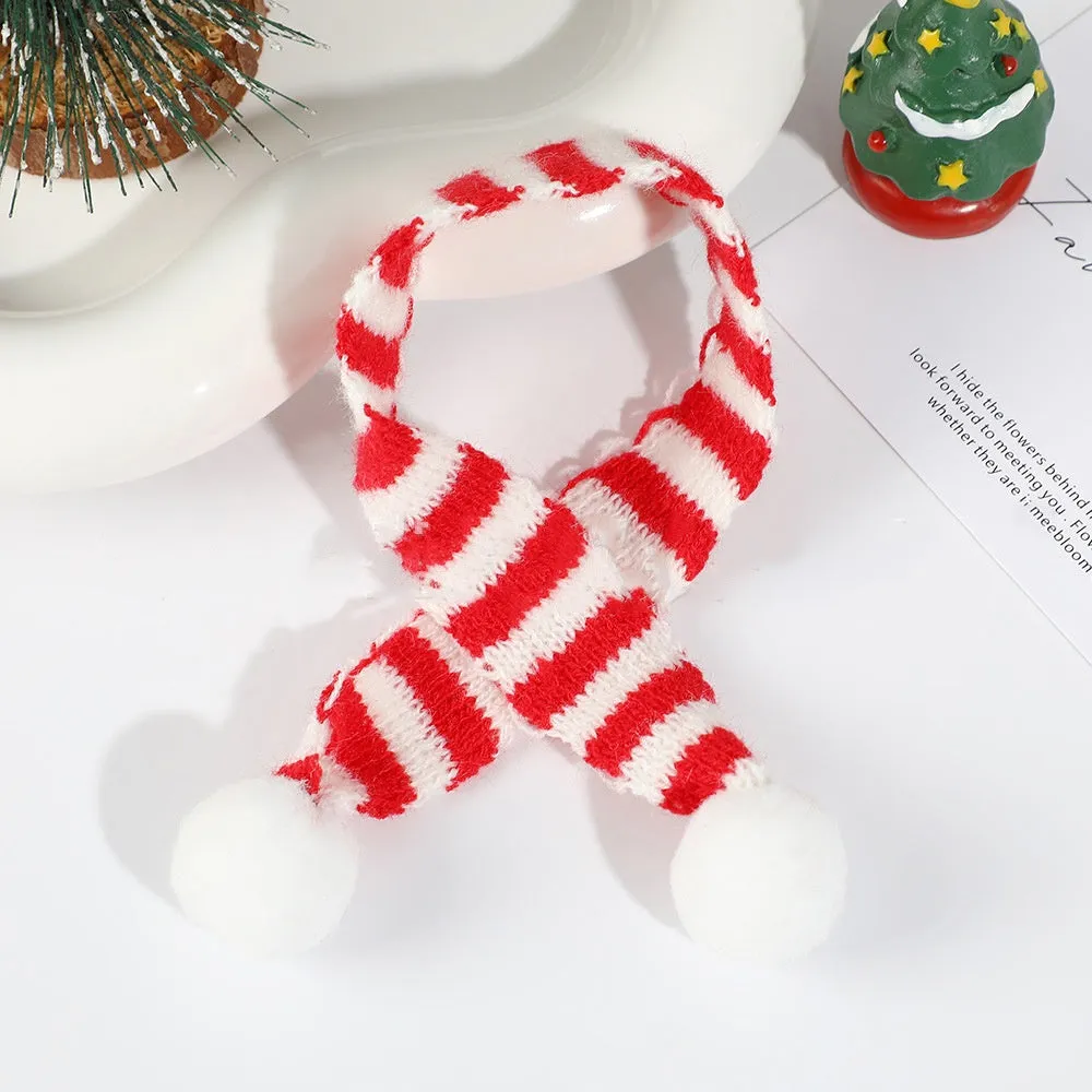 Mini Christmas Scarf Hat Doll Christmas Decorations