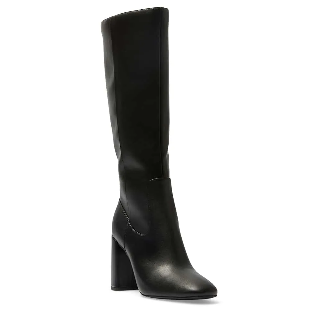 Misha Boot in Black Smooth