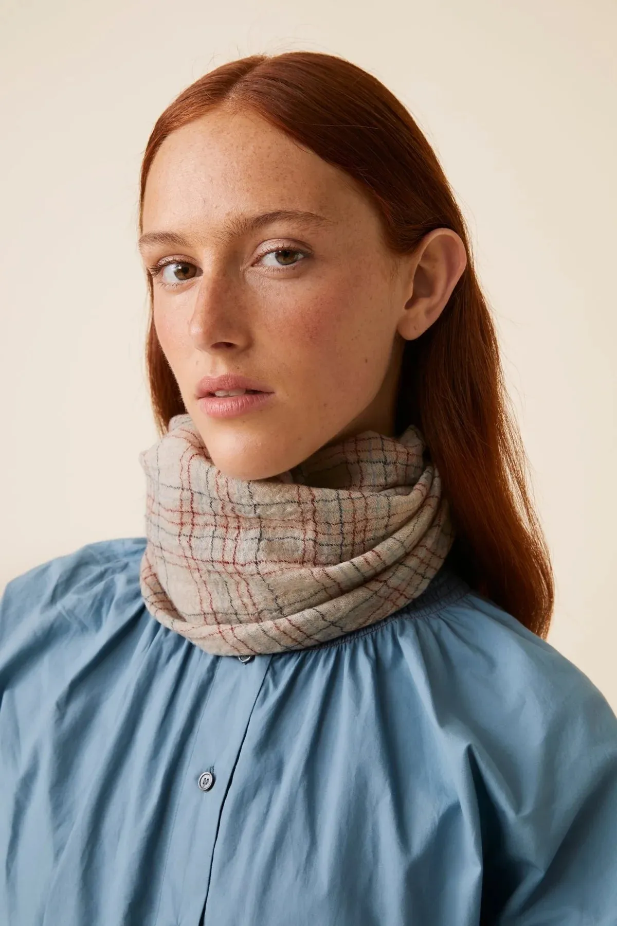 MOISMONT CASHMERE & WOOL BLAND SCARF