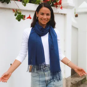 Navy Scarf by Lemon Tree