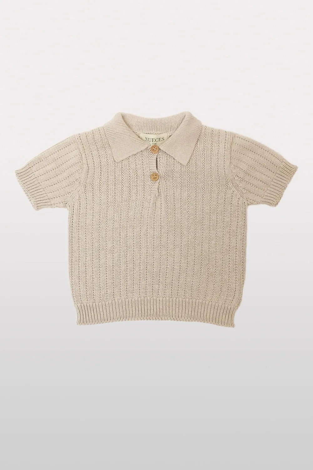 NC Taupe Knit Polo Outfit