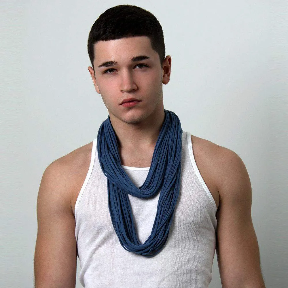 Necklush Infinity Scarf / Deep Blue / Unisex