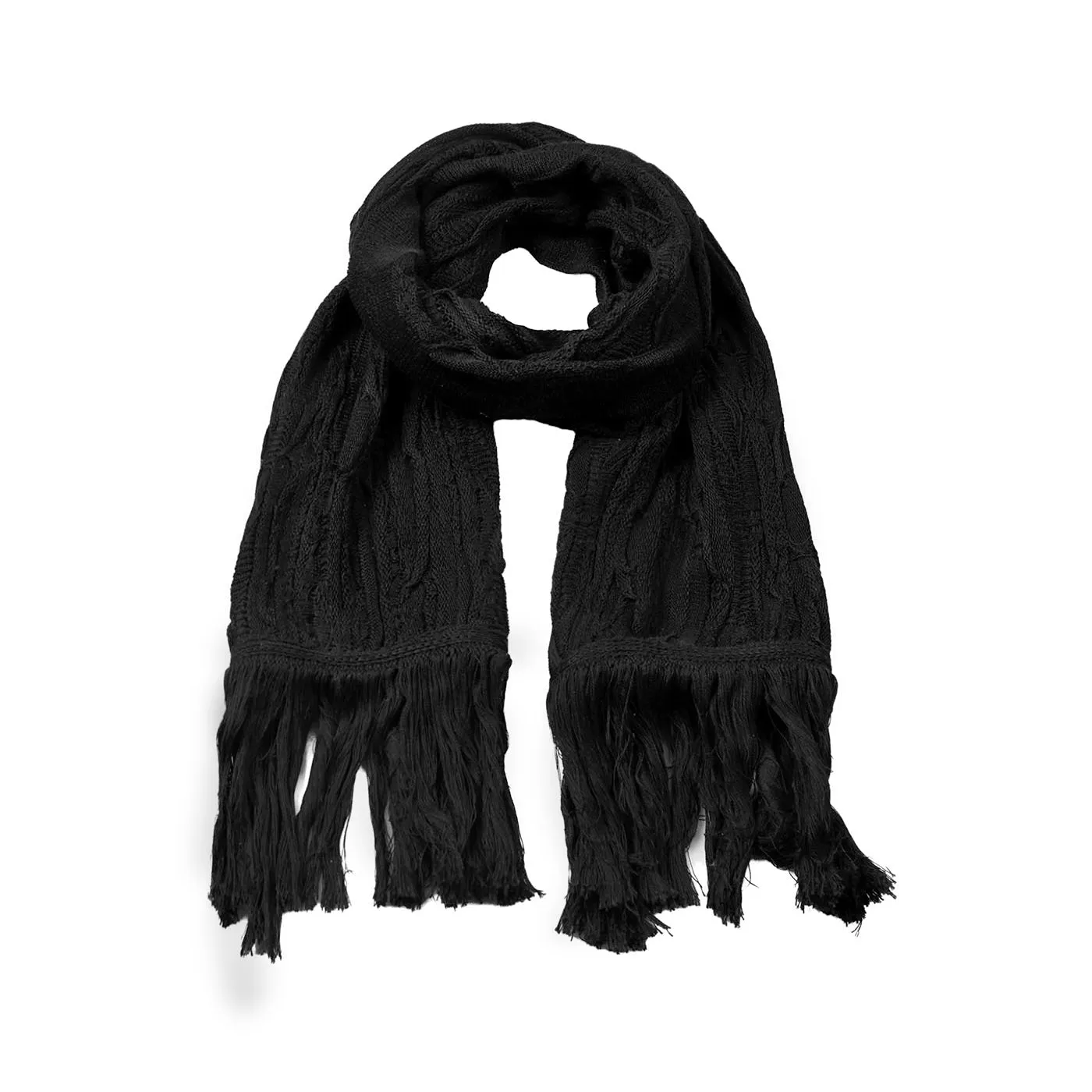 New - COOGI BlackOut Sweater Knit Scarf