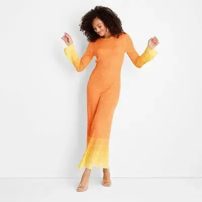 New - Future Collective Jenee Naylor Women's Open Back Maxi Dress