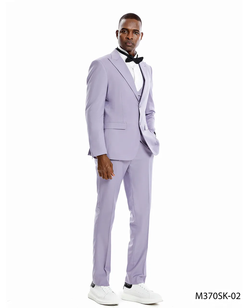 New Lavender Slim Fit 3 Piece Suit by Tazio